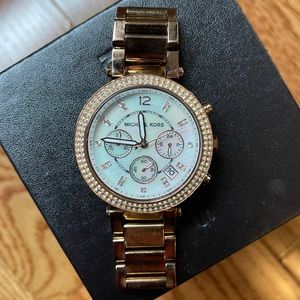 Michael Kors Chronograph Rose Gold Watch - MK5491